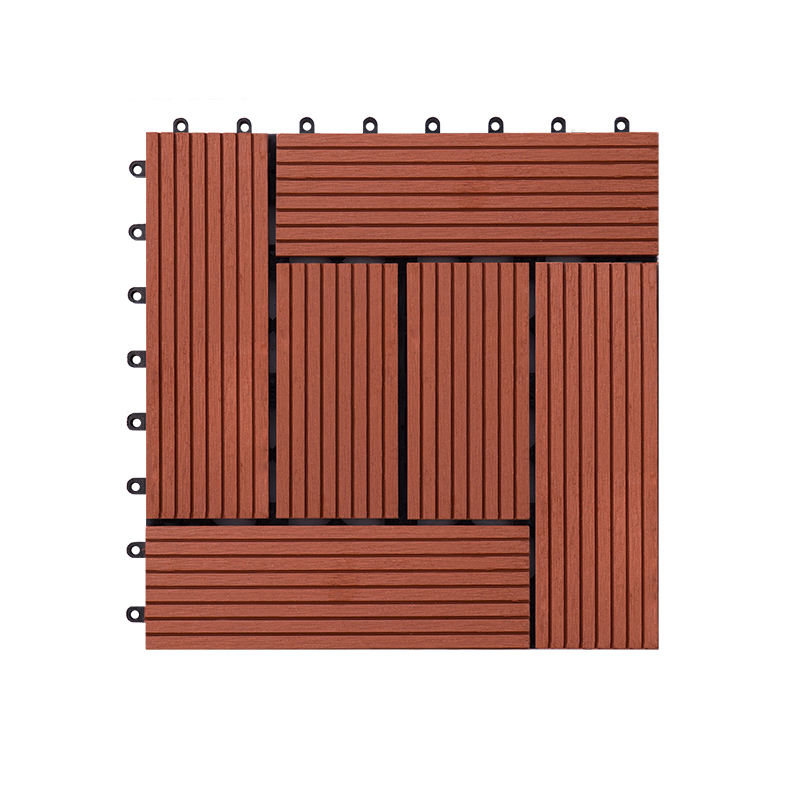 Multi-ad DIY WPC Interlocking Outdoor Tabulatum Decking tiles